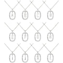 Colar Alphabet 925 Esterlina - Fluzzia