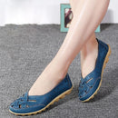 BellaFlex Leather Sneaker with Cutouts 