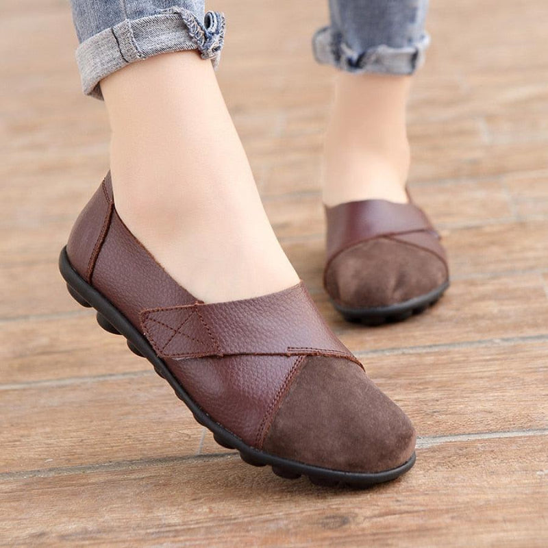 Women's Comfortable Genuine Leather Moccasin - Comfort Plus